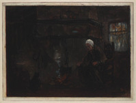 TvB G 5724
<br/>
Oudje bij een kookpot
<br/>
<em>Everbag, Franciscus (1877-1947)</em>